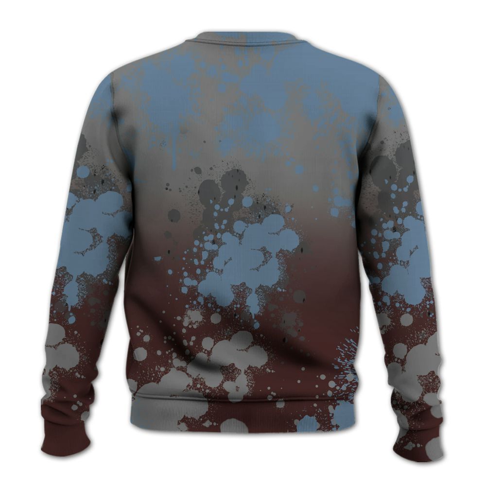 Sweatshirt To Match Burgundy 5s - Trust No One Scary All Over Print