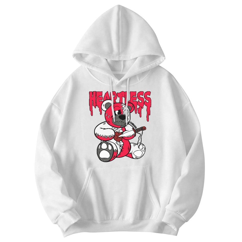 Sweatshirt To Match Retro Fire Red 3s - Heartless Bear Graphic