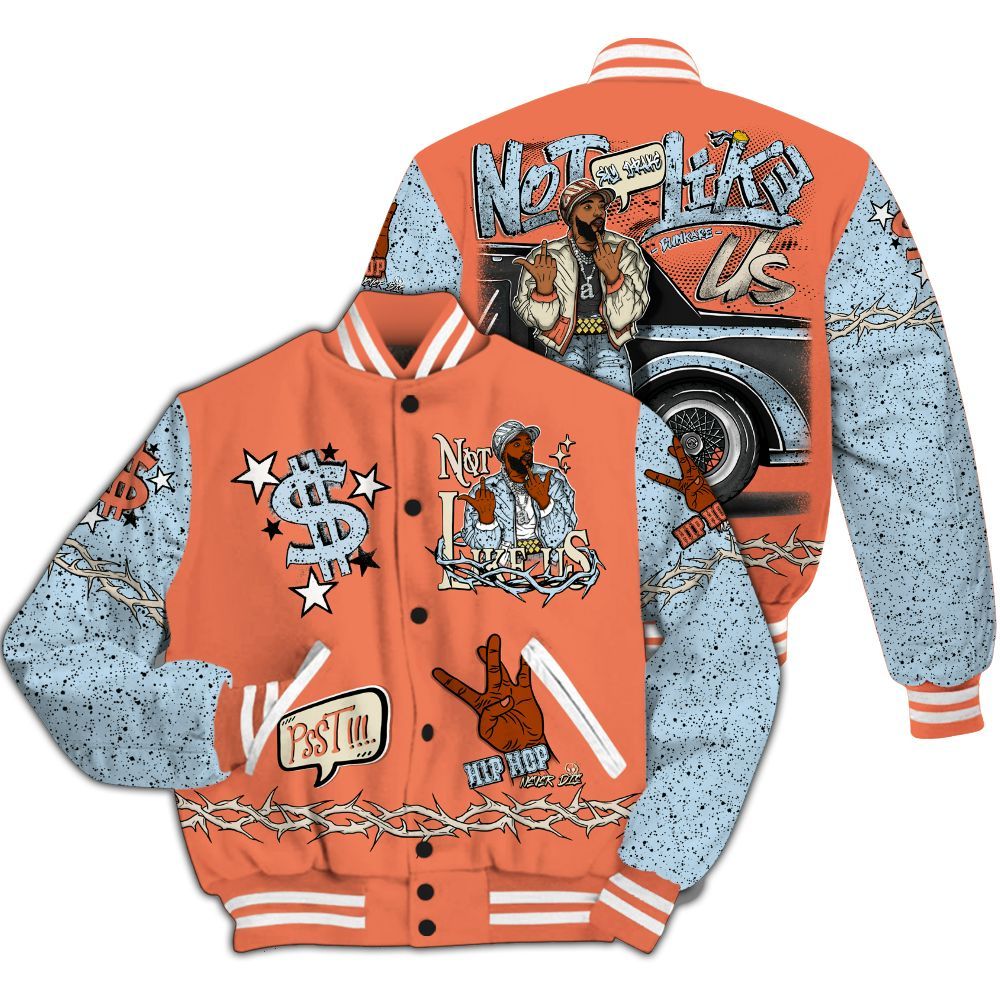 Varsity Jacket To Match DJ Khaled Crimson Bliss 5s - They Dislike Us All Over Print