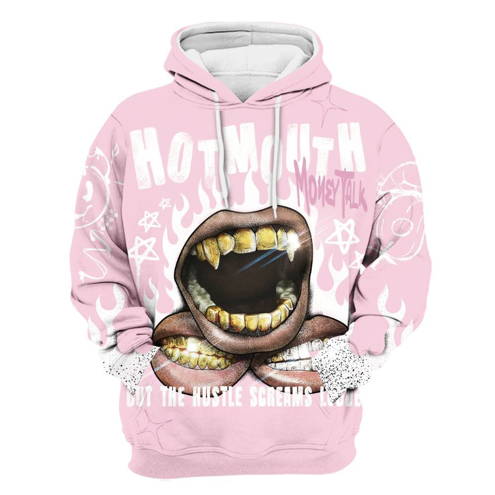 Hoodie To Match Orchid 4s - Mouth Burning Street Style All Over Print