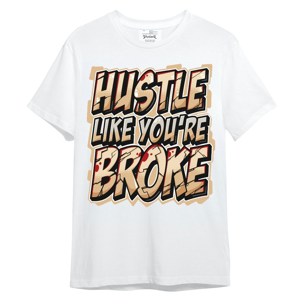 Shirt To Match Dunk Low Strawberry Waffle - Hustles Like Broke Unisex Shirt