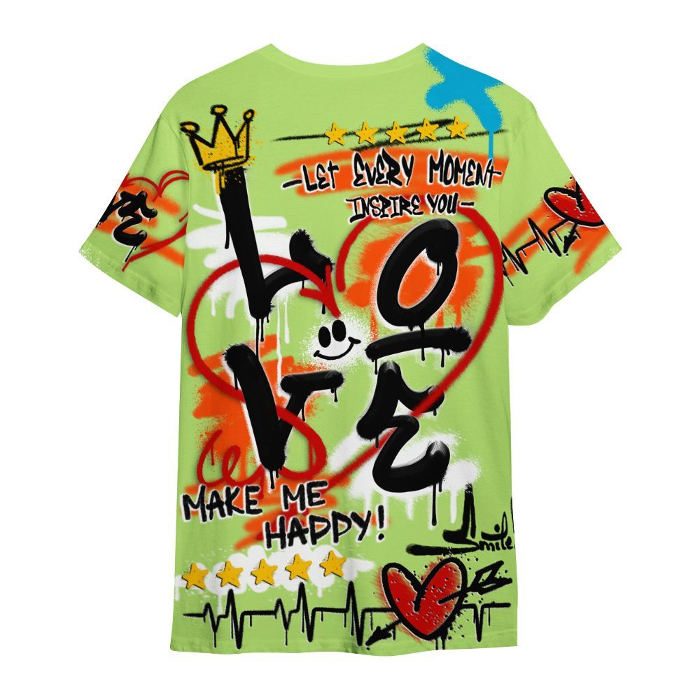 Shirt To Match Kobe 9 Elite What The - Happy Love Beats Graffiti Streetwear All Over Print