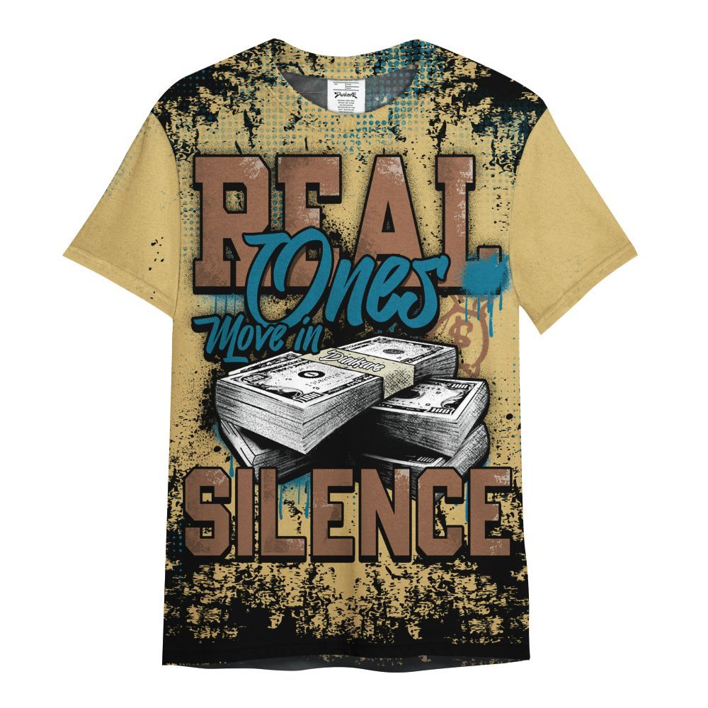 Shirt To Match Retro Cacao Wow 4s - Move In Silence Money Street Retro All Over Print