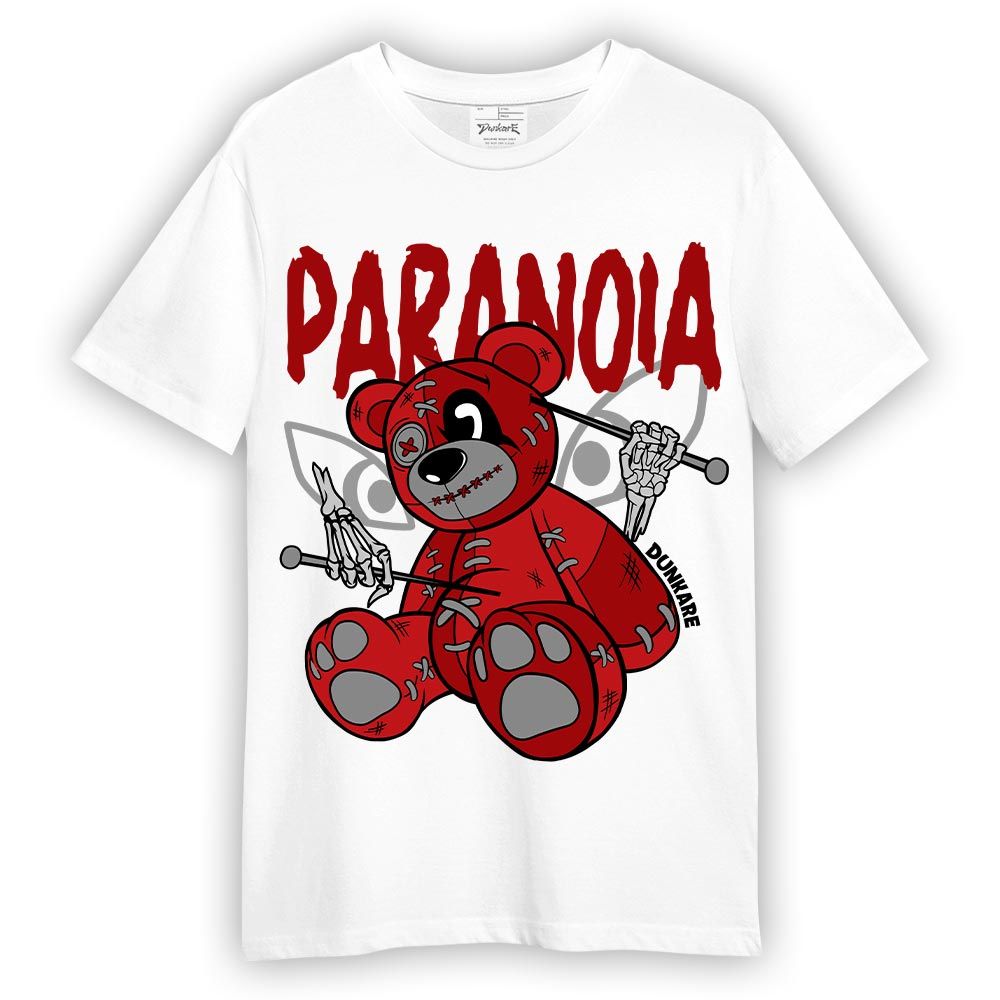 Shirt To Match T-shirt Paranoia Bear, Bred Reimagined 4s T-shirt To Match Sneaker 2704 NCMD