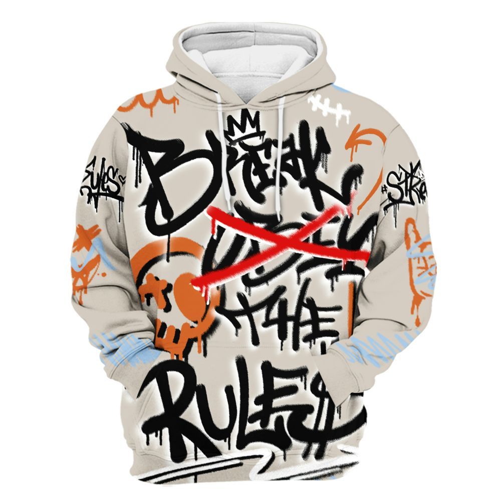 Hoodie To Match SE Craft 5s - Break Rules Streetwear All Over Print