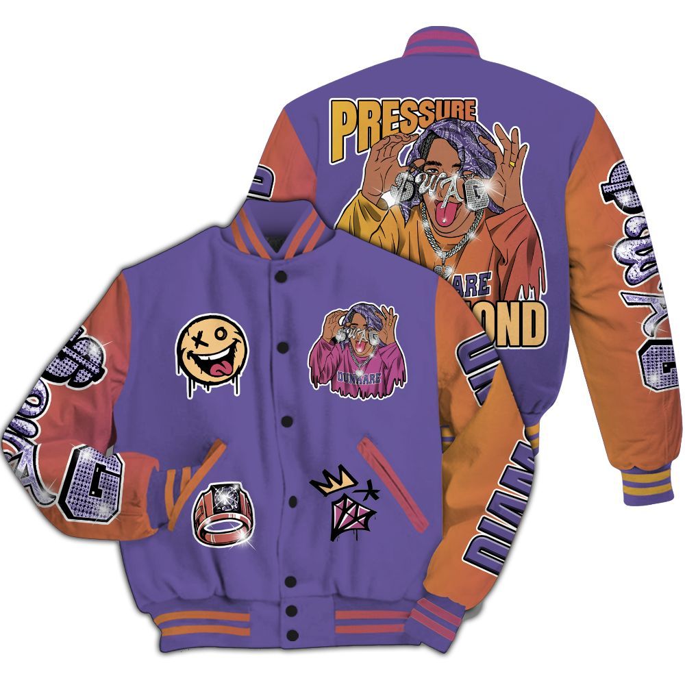 Varsity Jacket To Match Book Sunset 1s - Pressures Makes Varsity Jacket To Match All Over Print