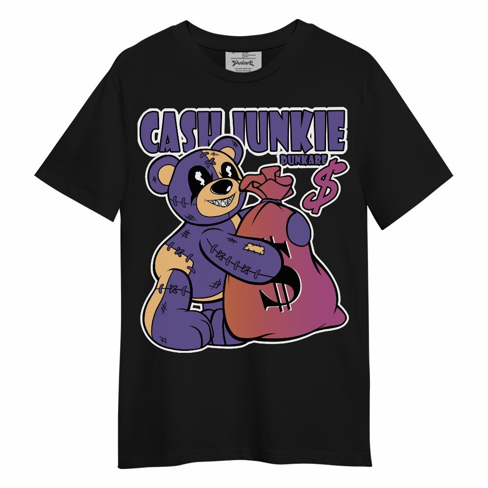 Shirt To Match Book Sunset 1s - Cashs Junkie Bear Unisex Shirt