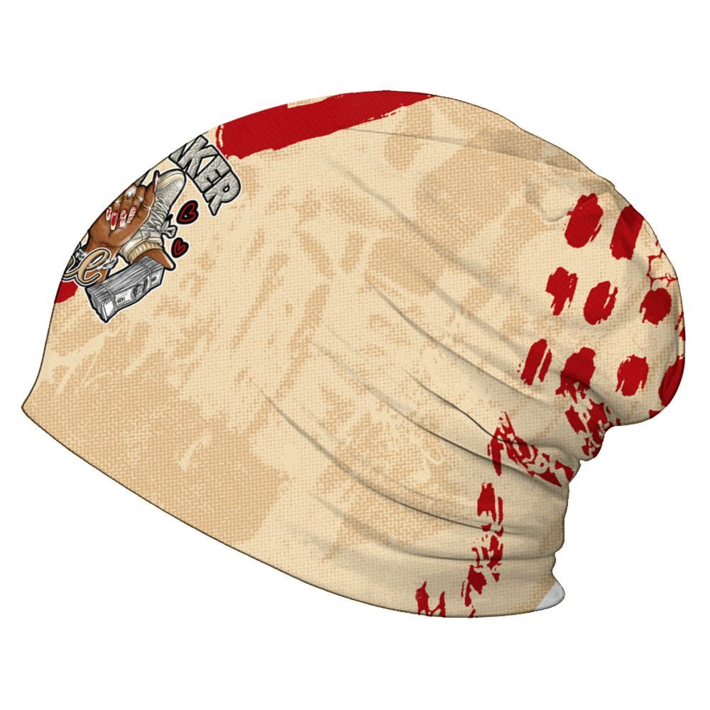 Beanie Hat To Match Dunk Low Strawberry Waffle - Sneakerz Girlz Heart Grunge Graphic