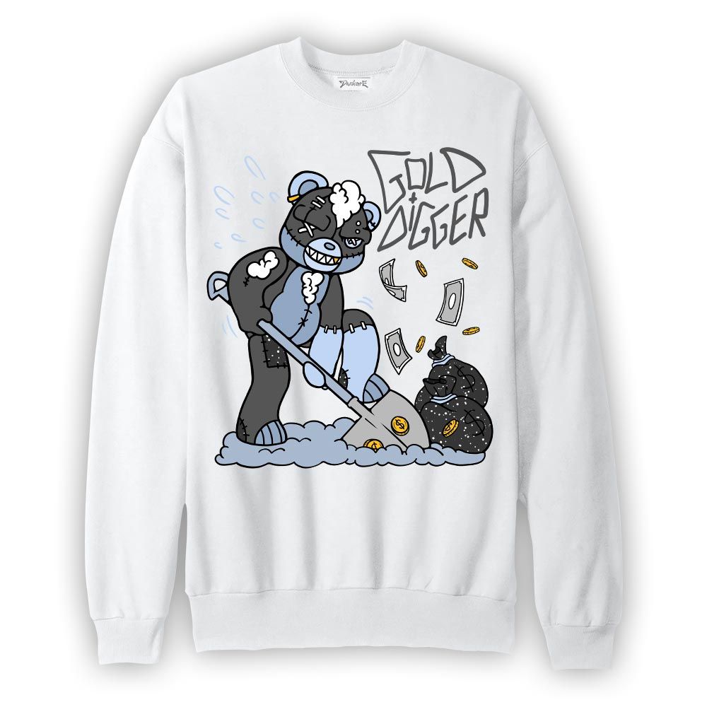 Sweatshirt To match Reverse Black White 6s Sweatshirt - Goal Digger Hugz Graphic