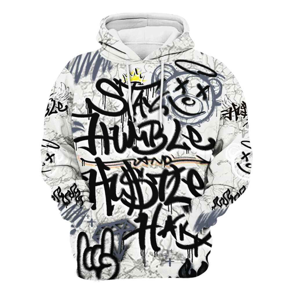 Hoodie To Match Air Foamposite Jin Kazama - Humble Drip Streetwear Graffity All Over Print