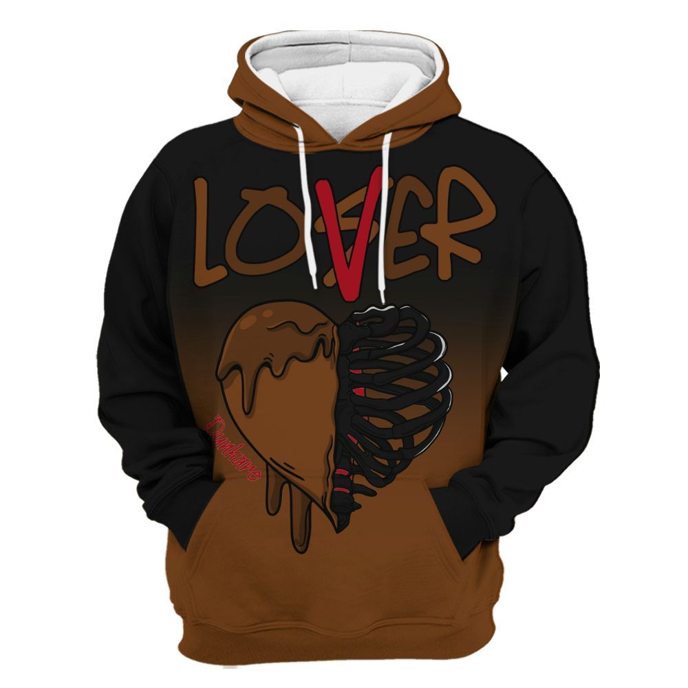 Hoodie To Match Archaeo Brown 5s - Loser Lover Dripping All Over Print