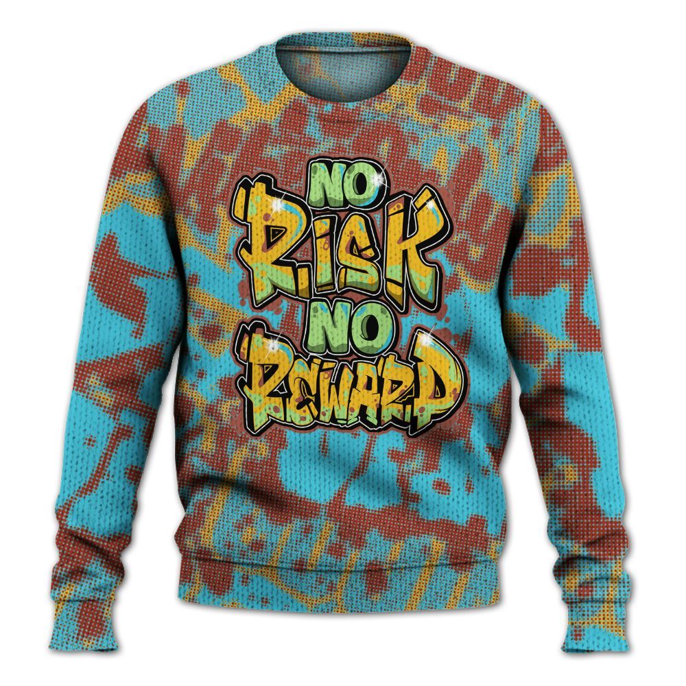 Knitted Sweater To Match SB Dunk Di'Orr Greenwood - No Risks No Reward Street