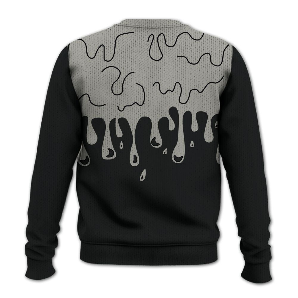 Knitted Sweater To Match High Satin Shadow 1s - Snake Trust No One Drip