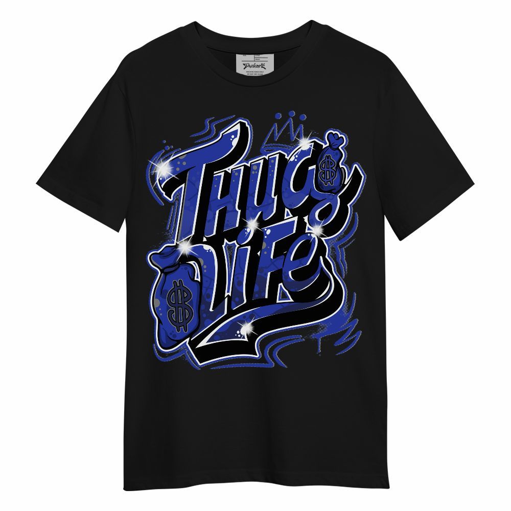 Shirt To Match Air Max Plus Black Racer Blue - Free Thug Living Graphic Unisex Shirt