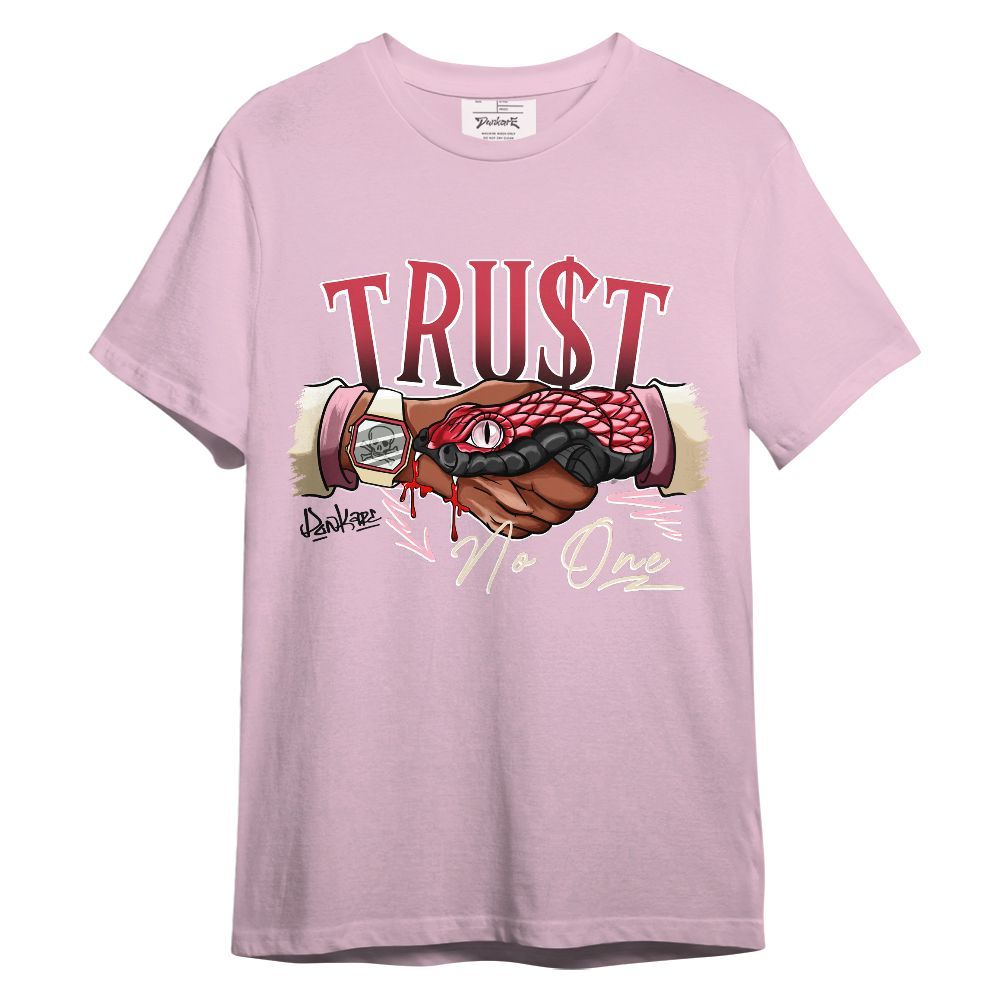 Shirt To Match Low OG Tropical Pink 1s - Snake Trust No One Graphic