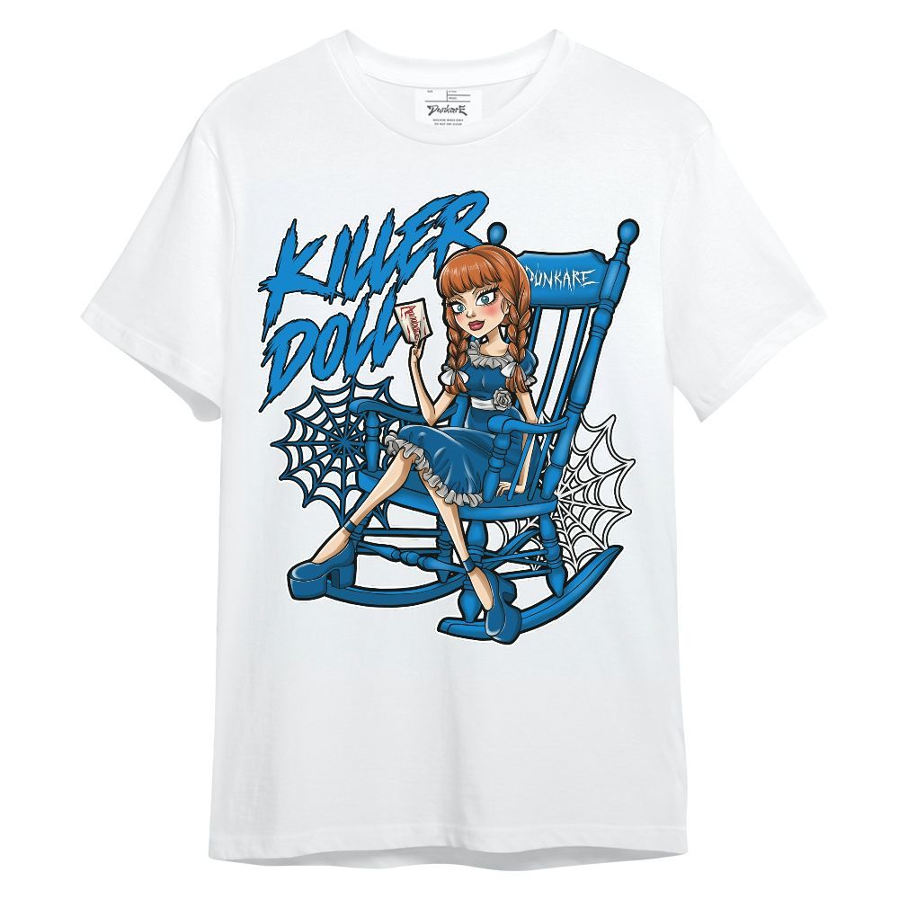 Shirt To Match Military Blue 4s - Killer Doll-A Halloween Unisex Shirt