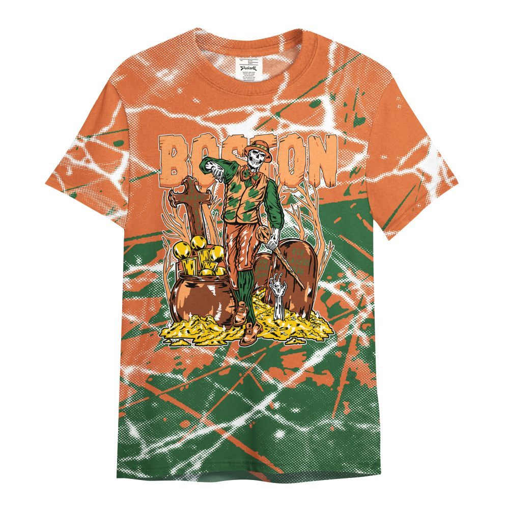 Shirt To Match Low Miami 5s - Goldrush Skeleton Profound All Over Print