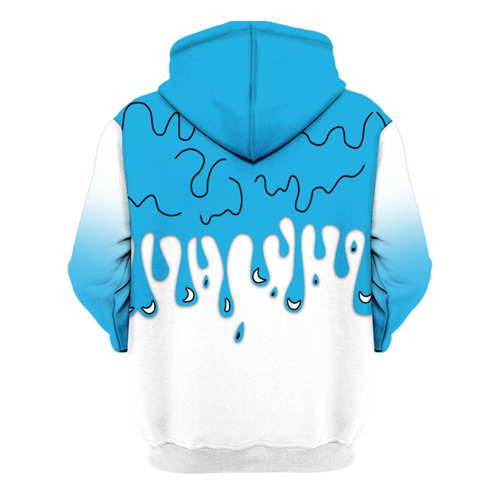 Hoodie To Match University Blue Low 2026 11s - Snake Trust No One Drip All Over Print