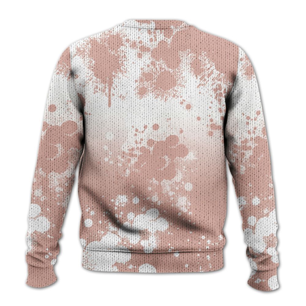 Knitted Sweater To Match Dunk Low Pink Velvet - Trust No One Scary