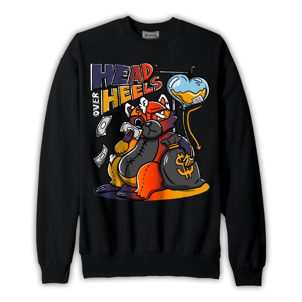 Sweatshirt To match Rio 3s Sweatshirt - Head Over Heels Raccoon Graphic