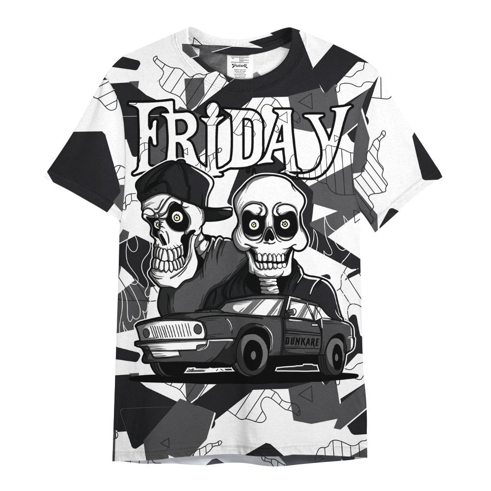 Shirt To Match White Thunder 4s - Friday Funny Retro All Over Print
