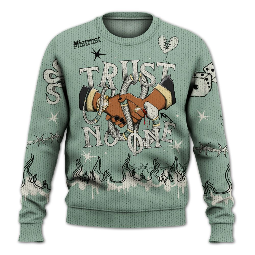 Knitted Sweater To Match Joins Year Of The Snake 5s - Trust No One Snake-Bite Doodle Crayon