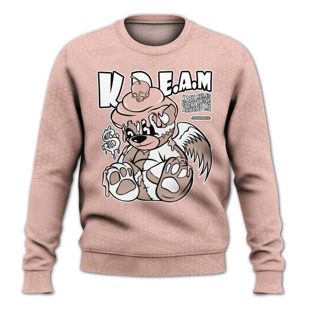 Sweatshirt To Match Dunk Low Pink Velvet - Loot Bear All Over Print