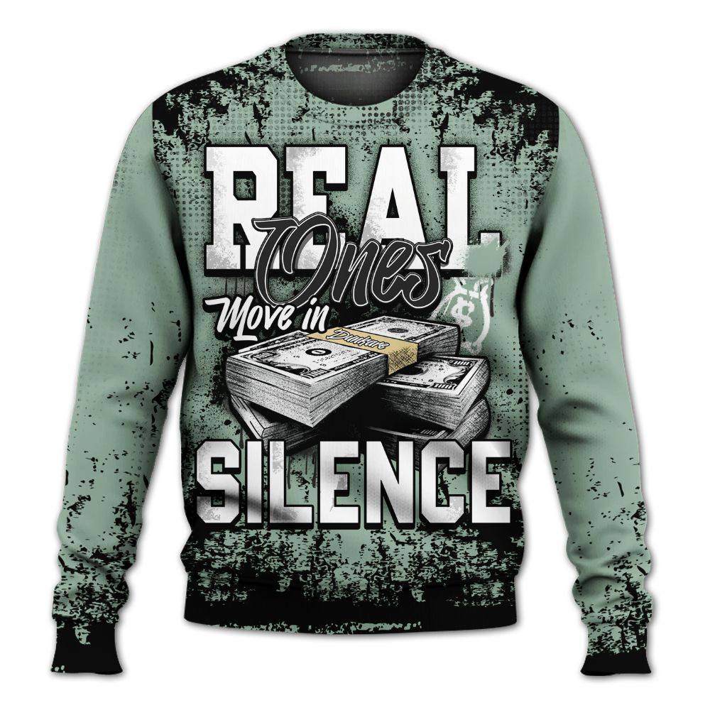 Sweatshirt To Match Joins Year Of The Snake 5s - Move In Silence Money Street Retro All Over Print