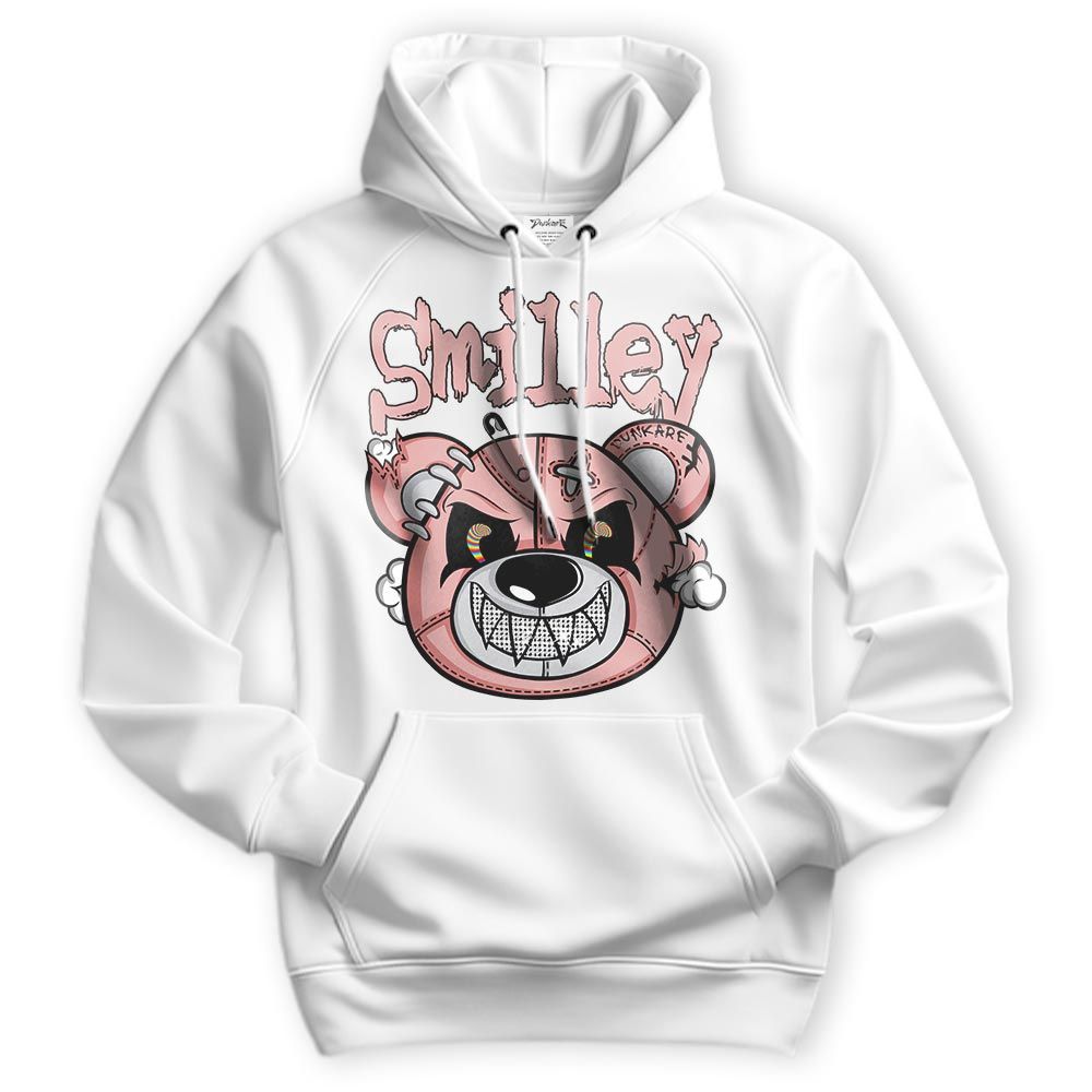 Sweatshirt To Match Hoodie Smilley Bear, Red Stardust 3s Hoodie To Match Sneaker 2404 NCMD