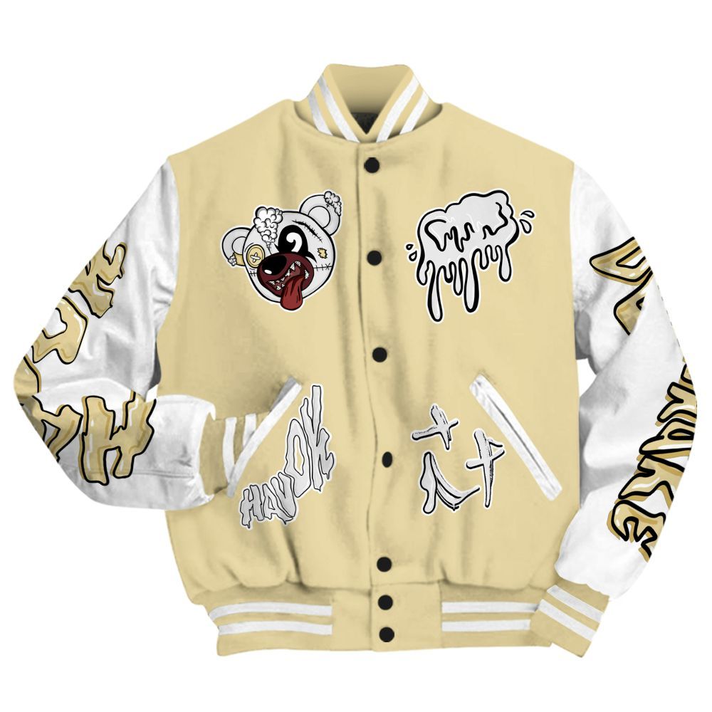 Varsity Jacket To Match Women Phantom 12s - Havok Bear All Over Print