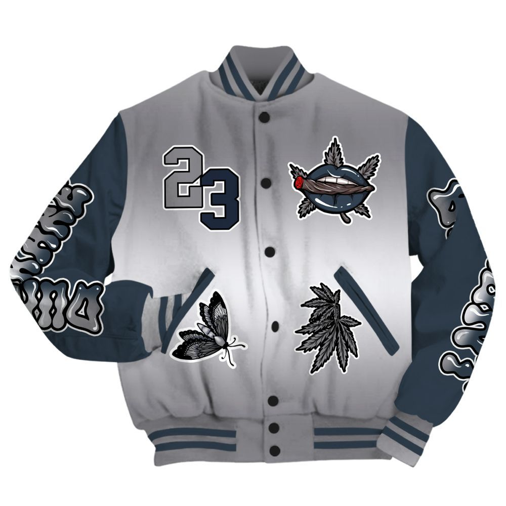 Varsity Jacket To Match Air Max 1 Jacquemus Blue - Bluntz Unique All Over Print