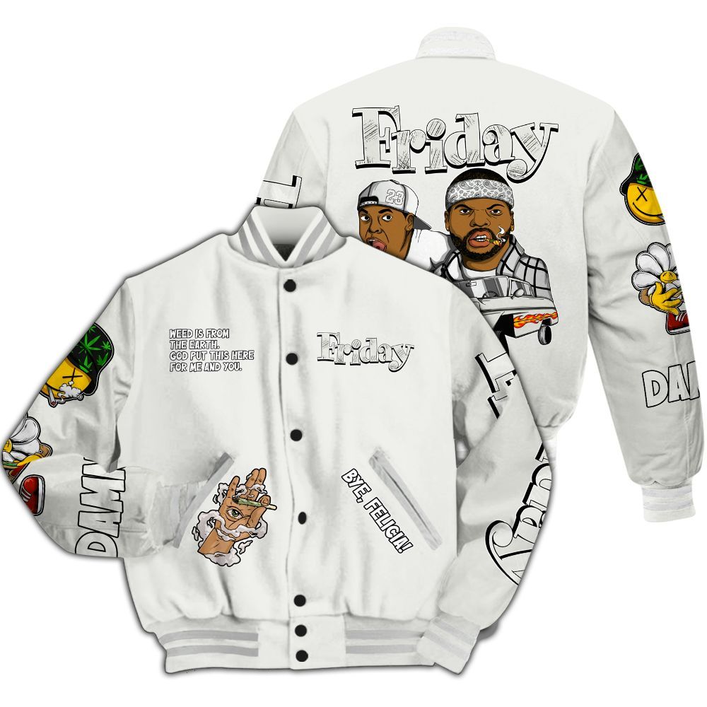 Varsity Jacket To Match Grand Finale 11s - Friday Sneaker Stress Style All Over Print