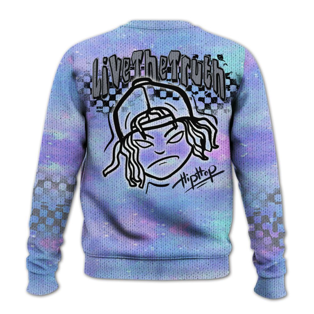 Knitted Sweater To Match Zen Master 4s - Feel Life Street Style