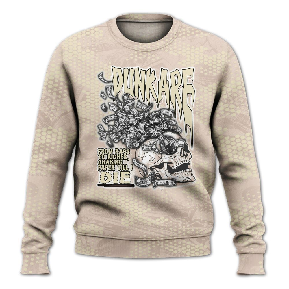 Sweatshirt To Match A Ma Maniere X Fossil Stone 4s - From Rags To Riches All Over Print