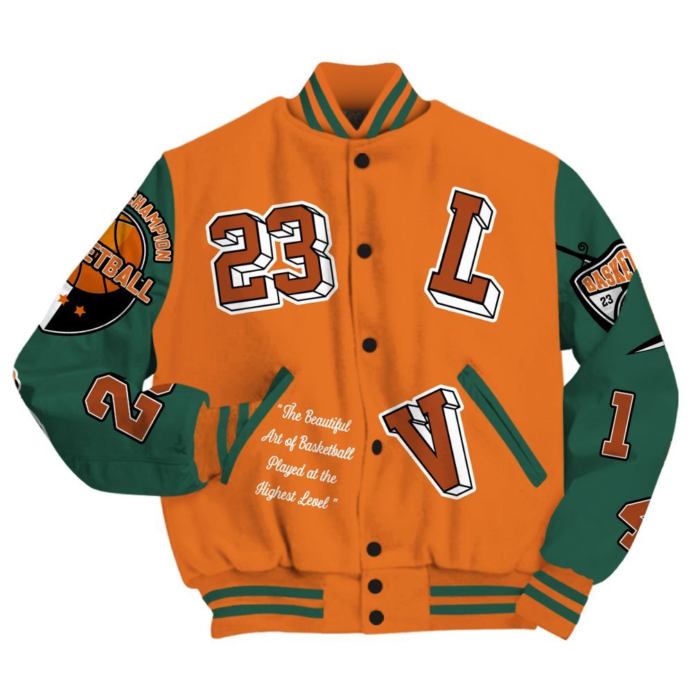Varsity Jacket To Match Dunk Low Ceramic - The GOAT Got Em Streetwear All Over Print