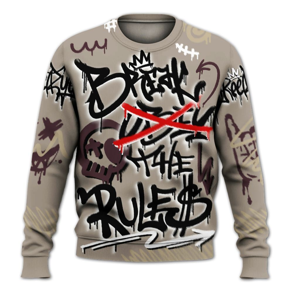 Sweatshirt To Match AMM Retro Phantom 4s - Break Rules Streetwear All Over Print