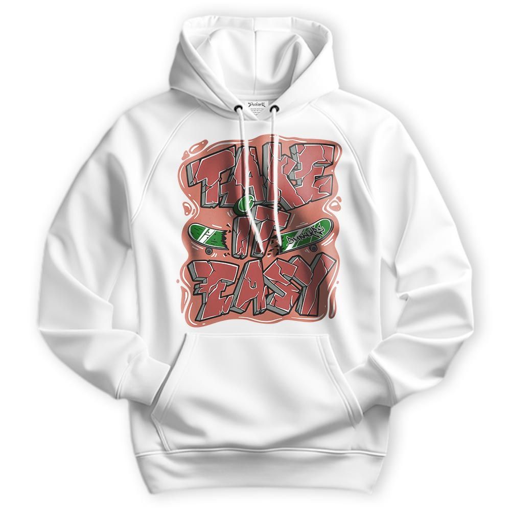 Sweatshirt To Match Dune Red 13s Hoodie - Take It Easy Graffiti Hoodie Unisex
