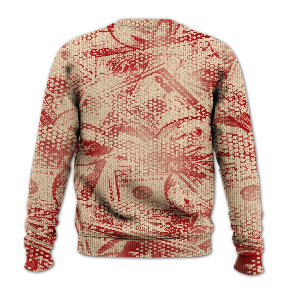 Knitted Sweater To Match Dunk Low Strawberry Waffle - From Rags To Riches