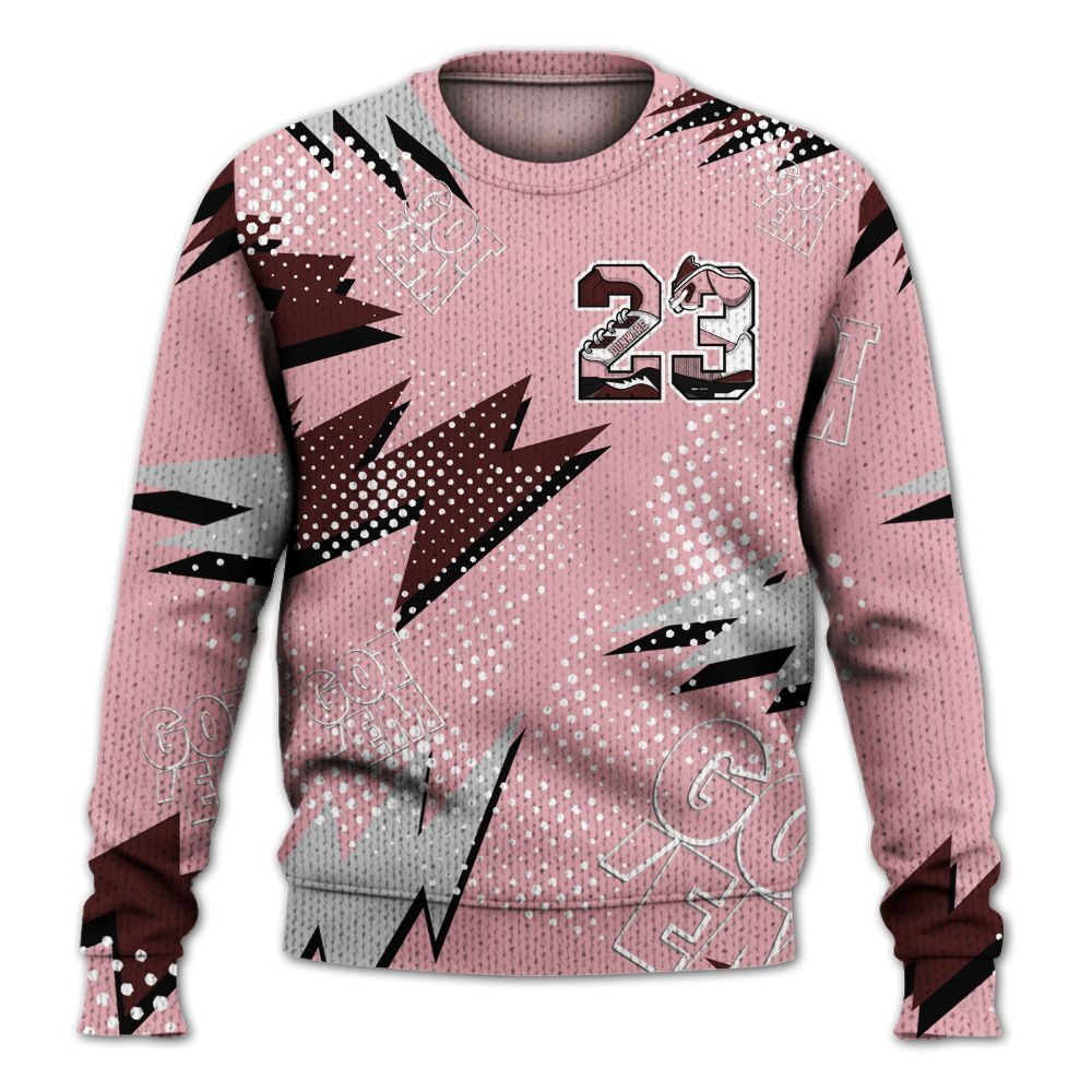 Knitted Sweater To Match Air Max 90 Neapolitan 2025 - Custom Name Number 23 5s