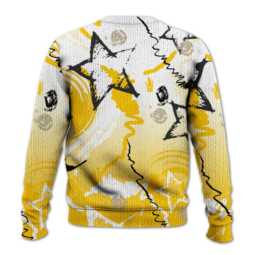 Knitted Sweater To Match Vivid Sulfur 4s - Grind Shine Later Drip
