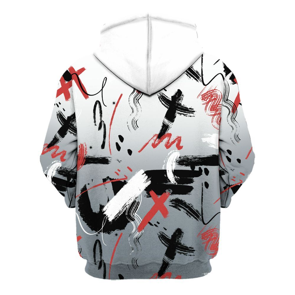 Hoodie To Match Wolf Grey 13s - Money Hustle Grind Pray All Over Print