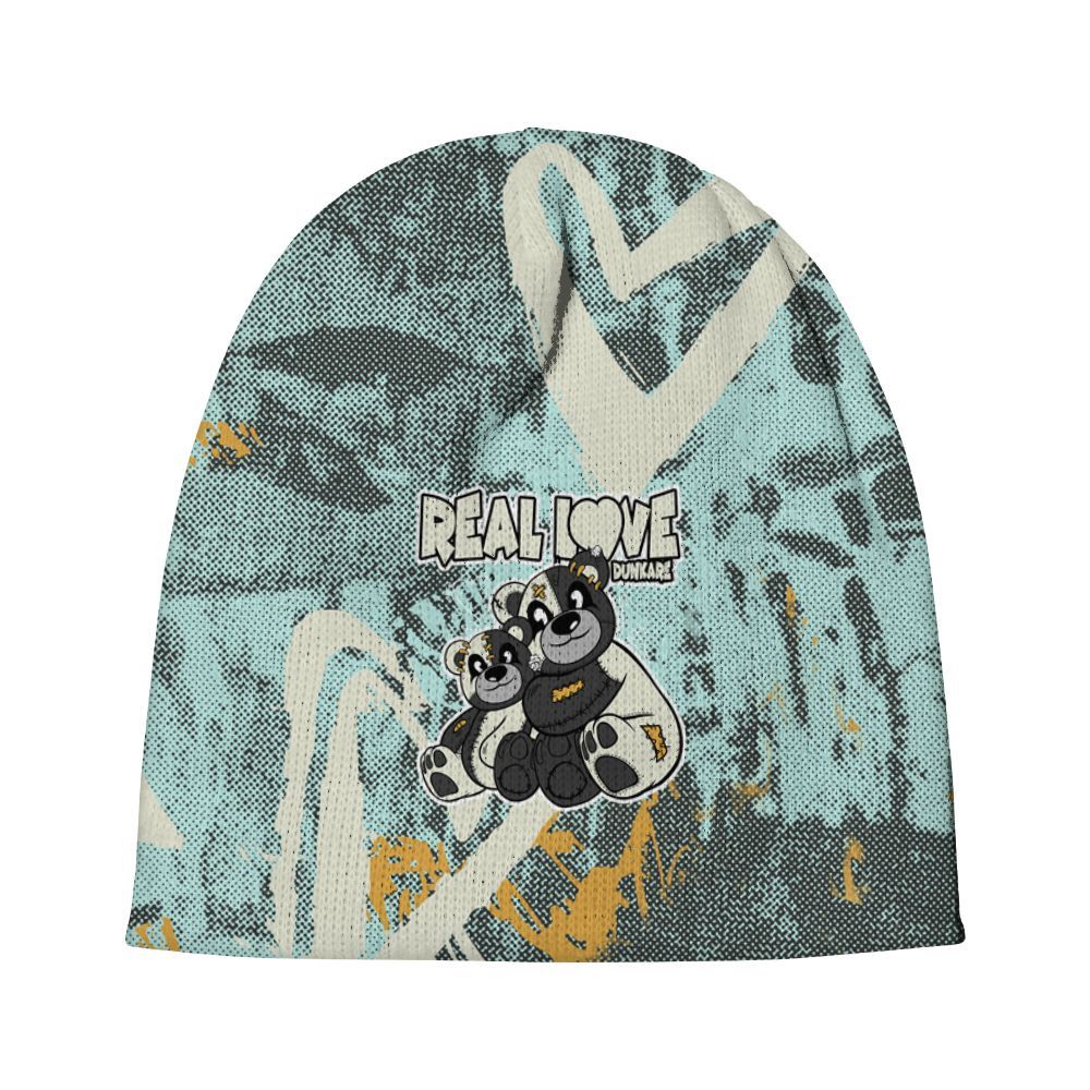 Beanie Hat To Match Pure Platinum 4s - Sincere Fondness Bear Graphic