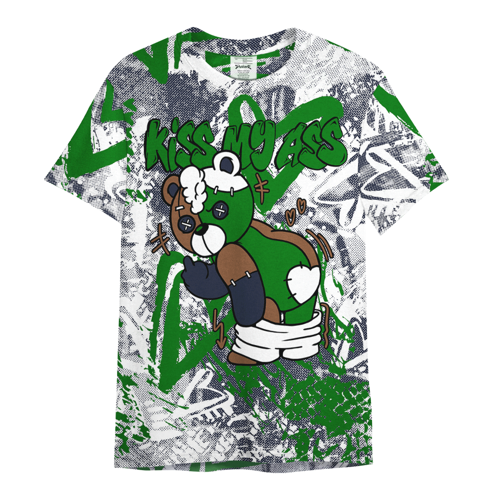 Shirt To Match Midnight Navy 13s - Kiss My Hugz Heart Grunge Graphics Shirt Unisex