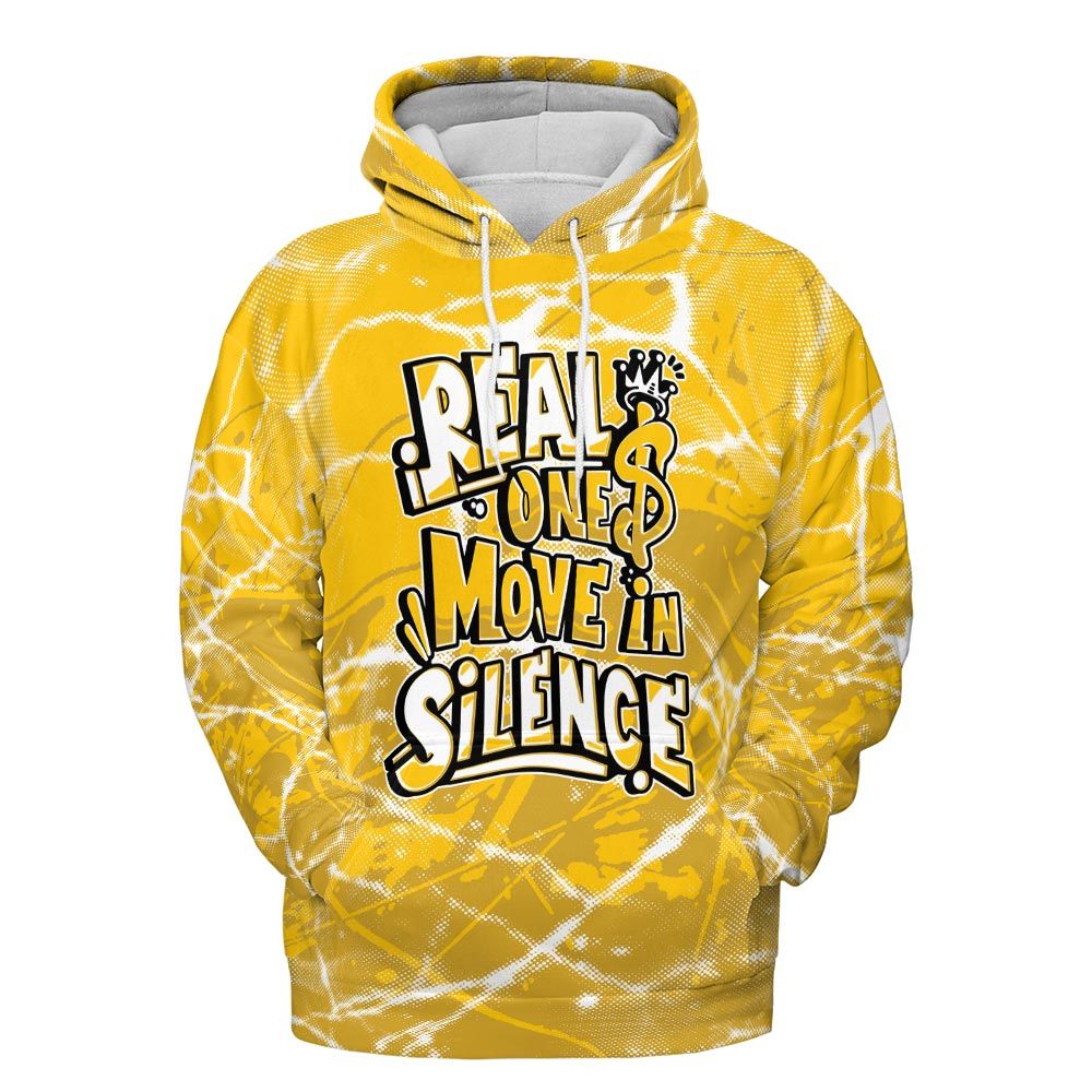 Hoodie To Match Vivid Sulfur 4s Hoodie - Ones Move In Silence Graphic Profound Hoodie Unisex