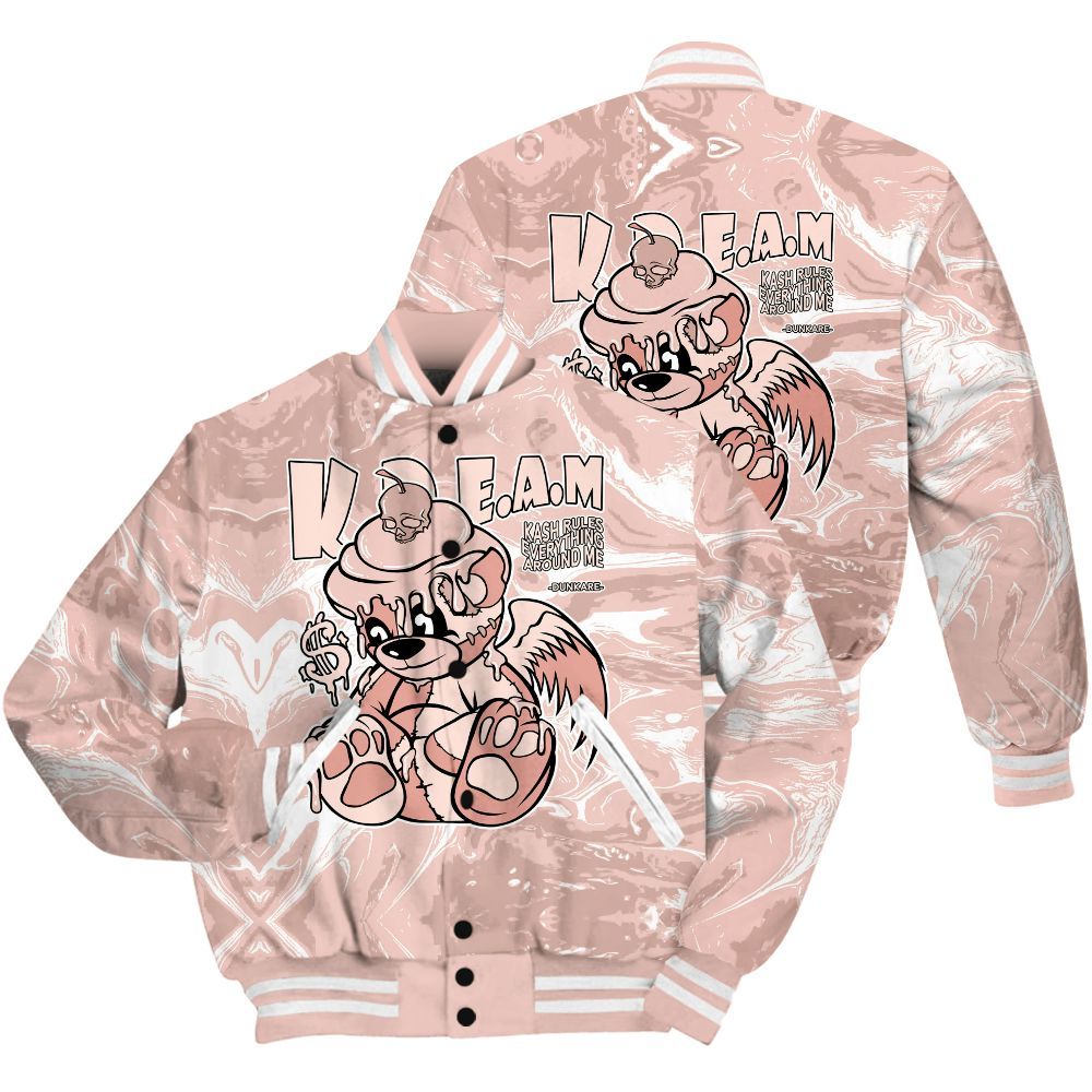 Varsity Jacket To Match Low Legend Pink 11s Shirt - Loot Bear Liquid All Over Print