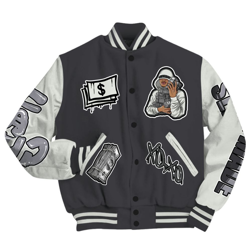 Varsity Jacket To Match Fear 4s - Selfmade Unique All Over Print