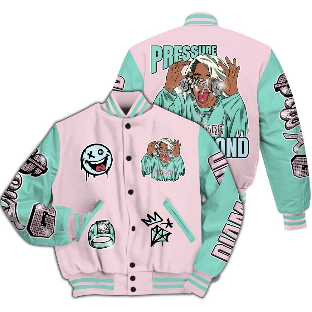 Varsity Jacket To Match Retro Easter 5s - Pressures Makes Varsity Jacket To Match All Over Print