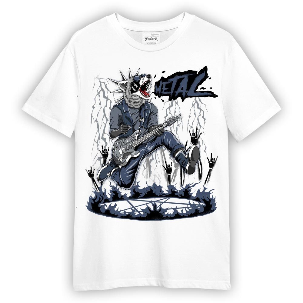 Shirt To Match Low Diffused Blue 11s T-- Punk Rock Raccoon T-Shirt Unisex