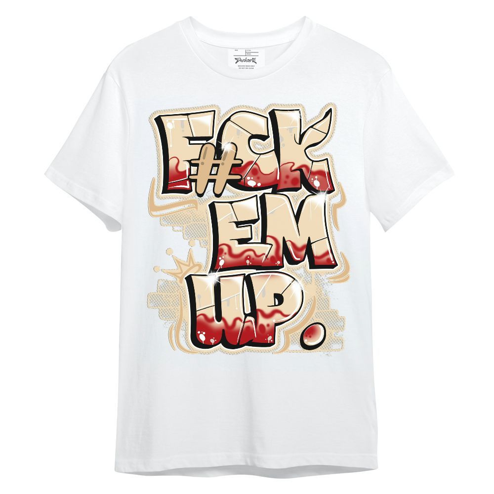 Shirt To Match Dunk Low Strawberry Waffle - F#ck Em Graphic Unisex Shirt