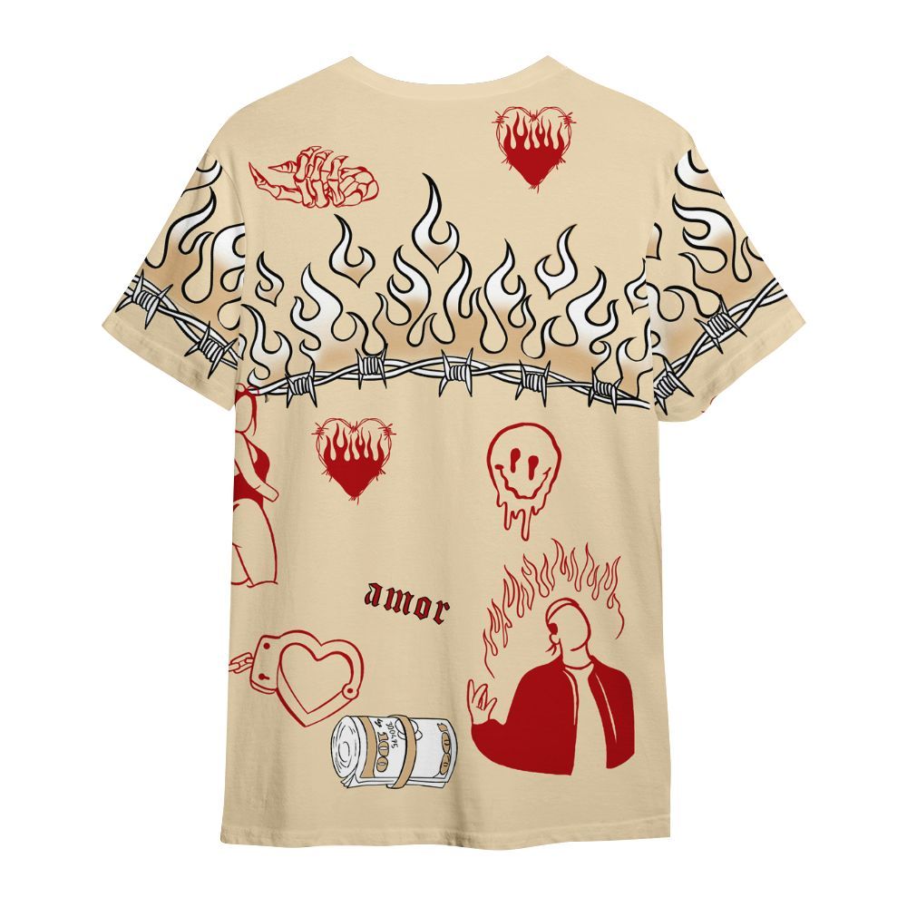 Shirt To Match Dunk Low Strawberry Waffle - Snake Trust No One All Over Print